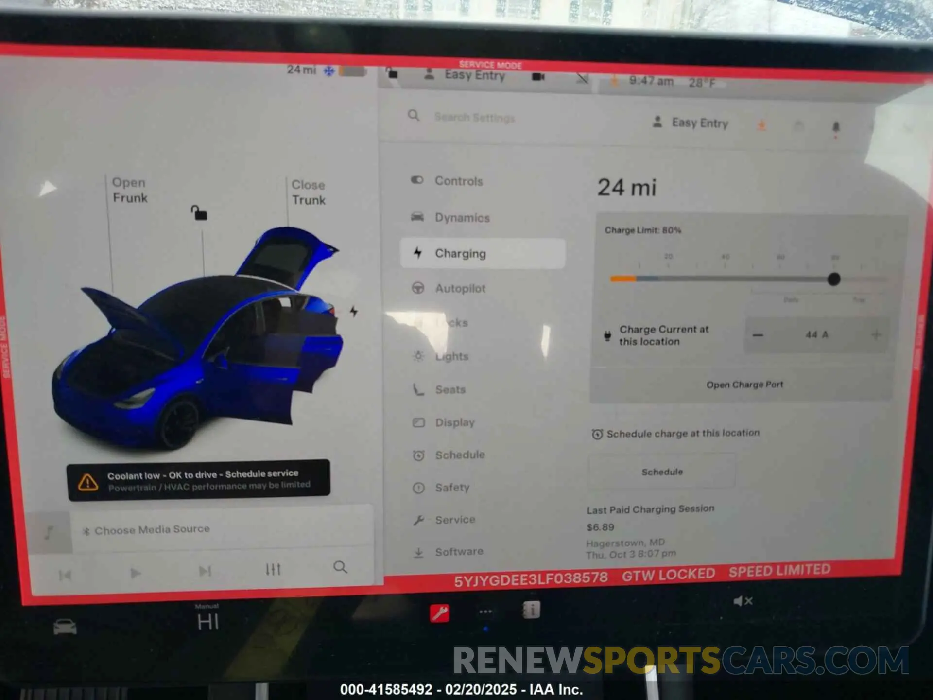 18 Фотография поврежденного автомобиля 5YJYGDEE3LF038578 TESLA MODEL Y 2020