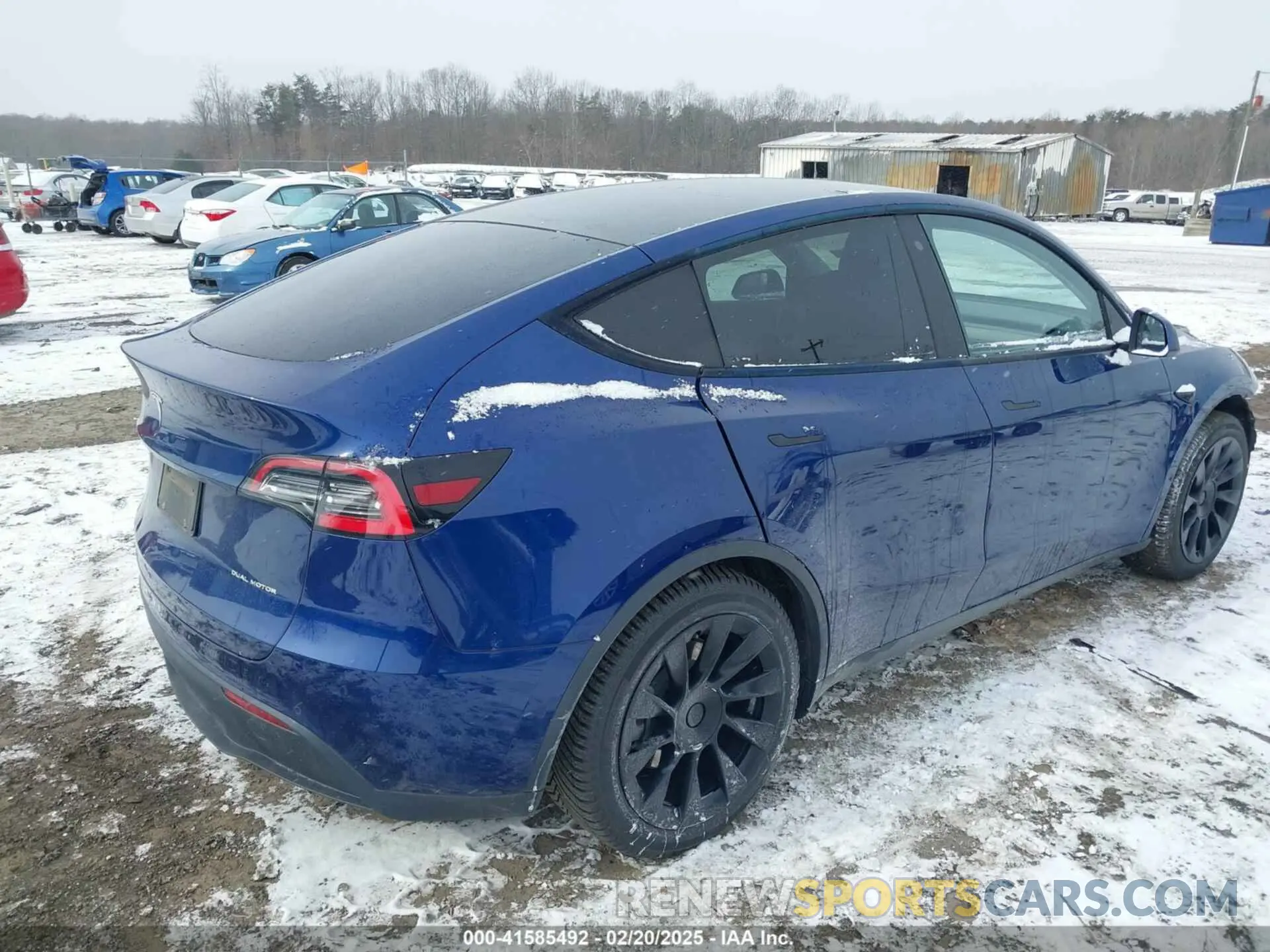 4 Фотография поврежденного автомобиля 5YJYGDEE3LF038578 TESLA MODEL Y 2020