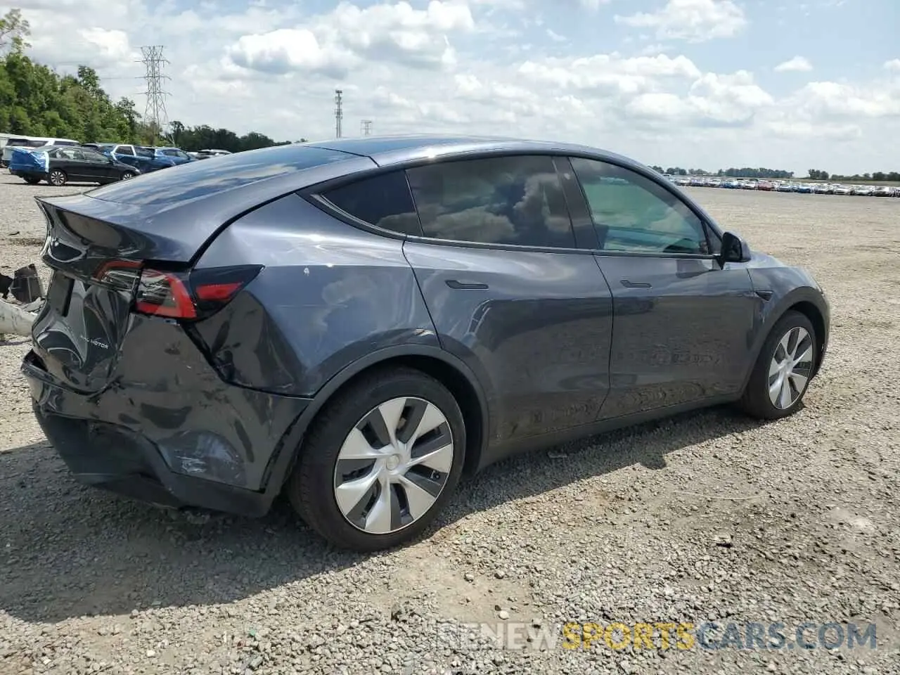 3 Фотография поврежденного автомобиля 5YJYGDEE3LF044056 TESLA MODEL Y 2020