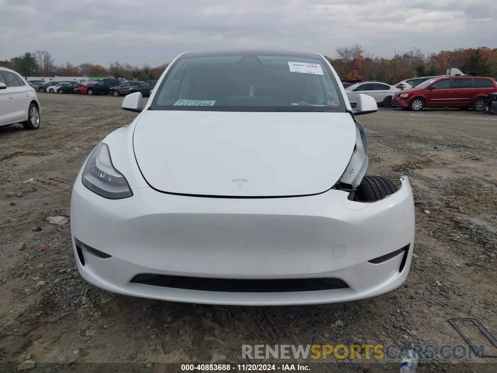 12 Photograph of a damaged car 5YJYGDEE3LF049077 TESLA MODEL Y 2020