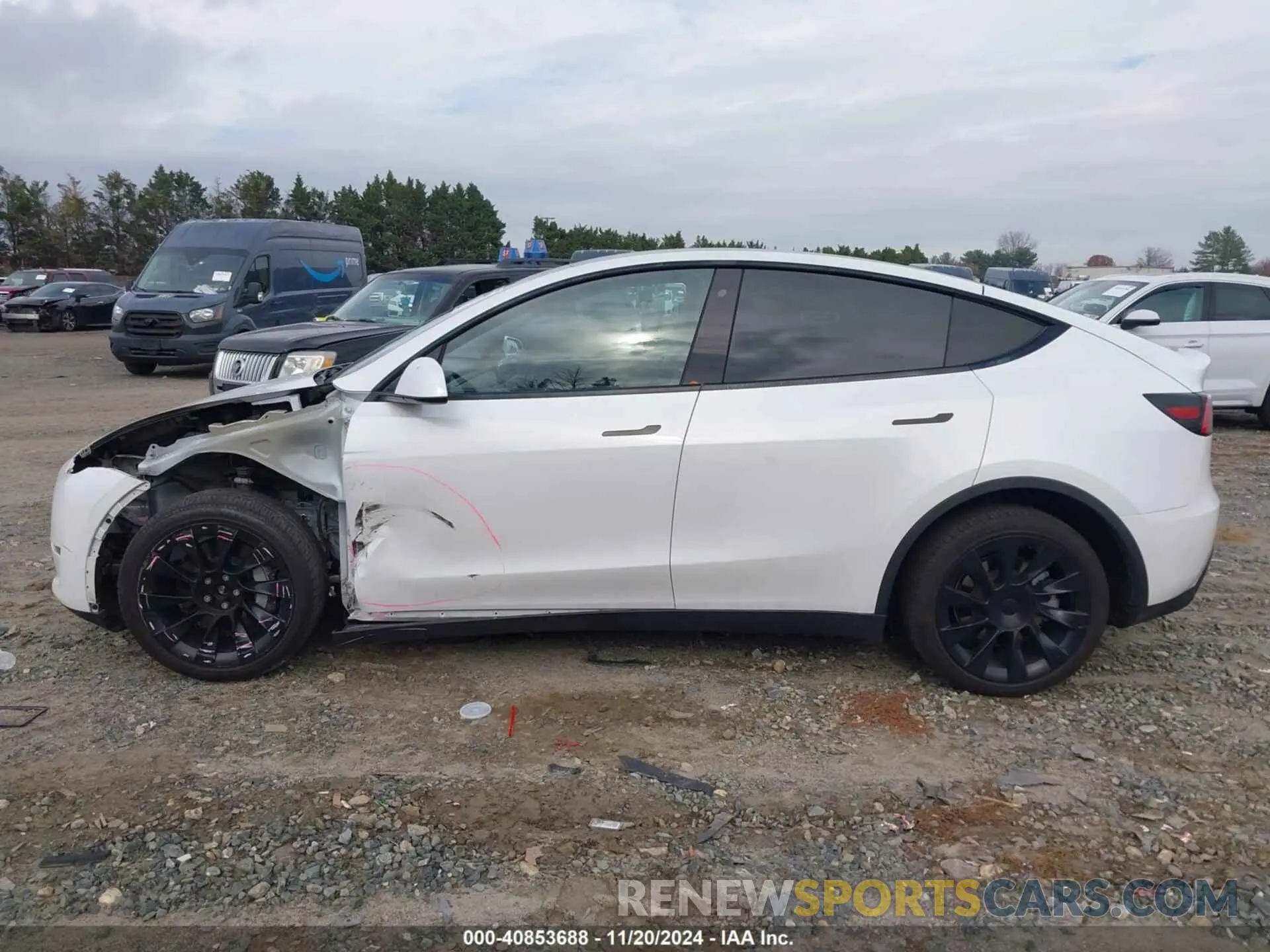 14 Photograph of a damaged car 5YJYGDEE3LF049077 TESLA MODEL Y 2020