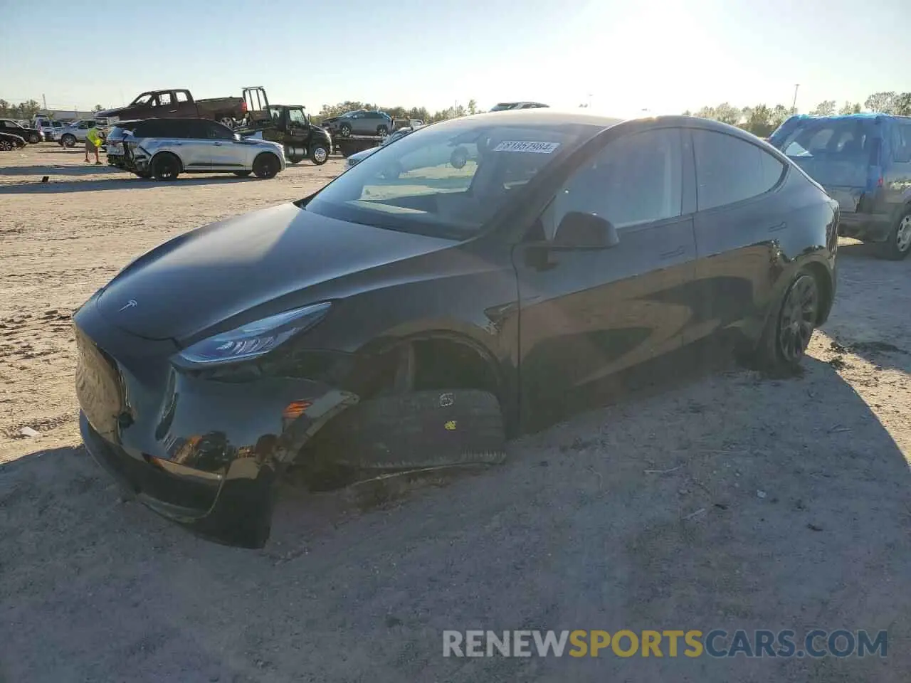 1 Photograph of a damaged car 5YJYGDEE3LF055137 TESLA MODEL Y 2020