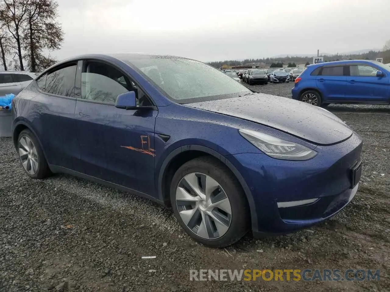 4 Фотография поврежденного автомобиля 5YJYGDEE3LF055574 TESLA MODEL Y 2020