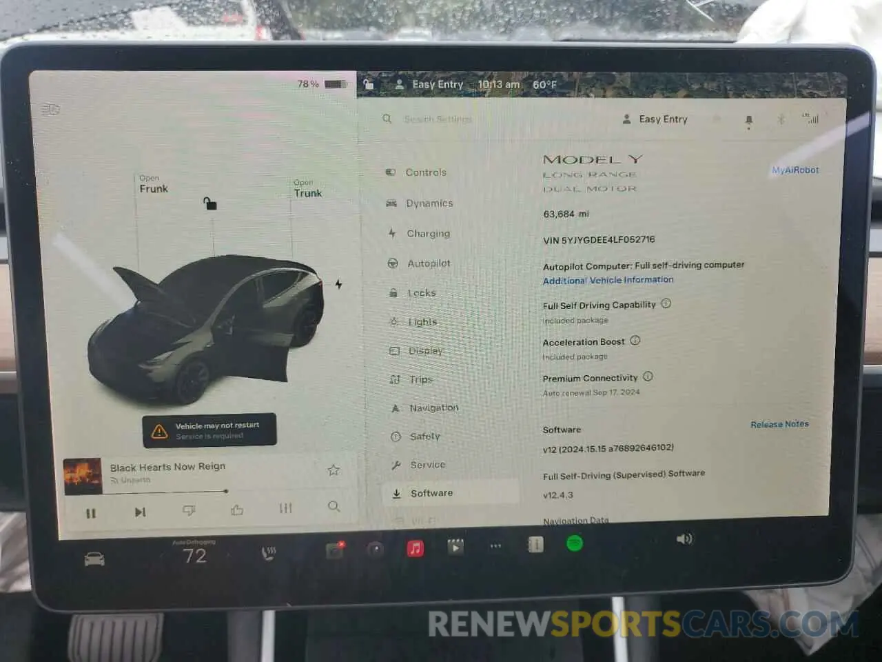 9 Photograph of a damaged car 5YJYGDEE4LF052716 TESLA MODEL Y 2020