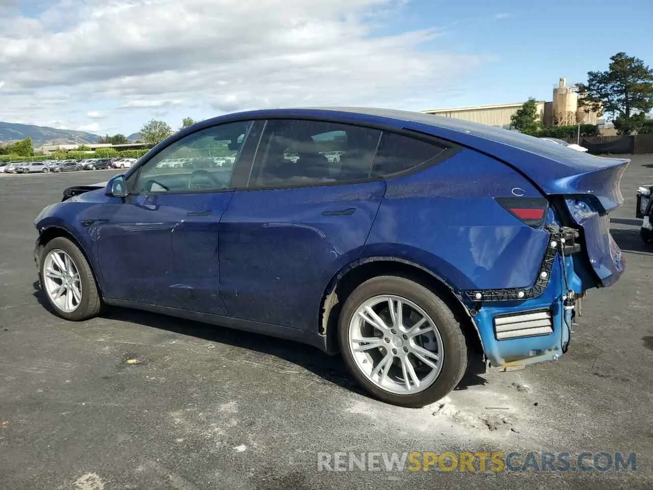 2 Фотография поврежденного автомобиля 5YJYGDEE5LF010247 TESLA MODEL Y 2020