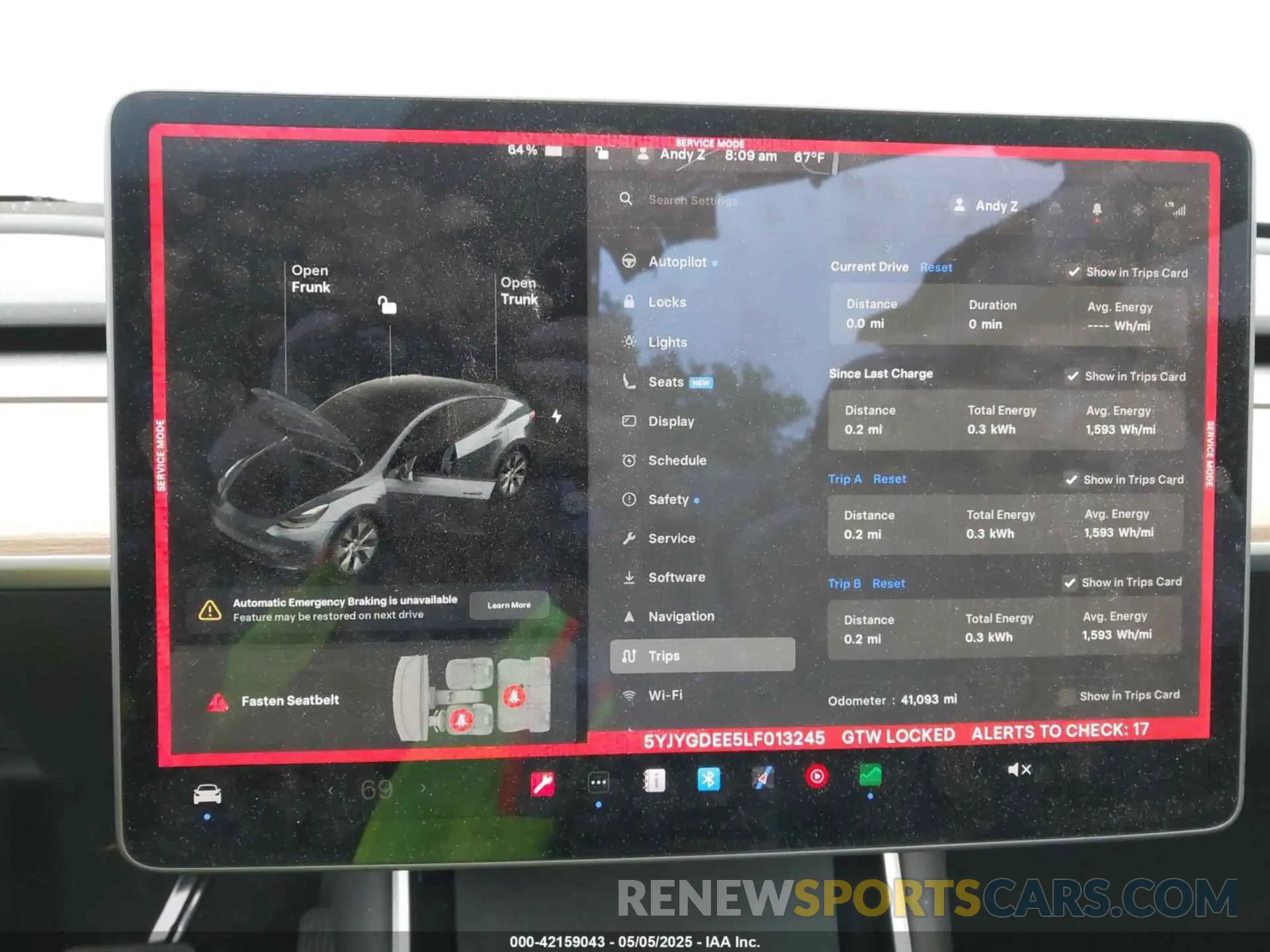 7 Photograph of a damaged car 5YJYGDEE5LF013245 TESLA MODEL Y 2020