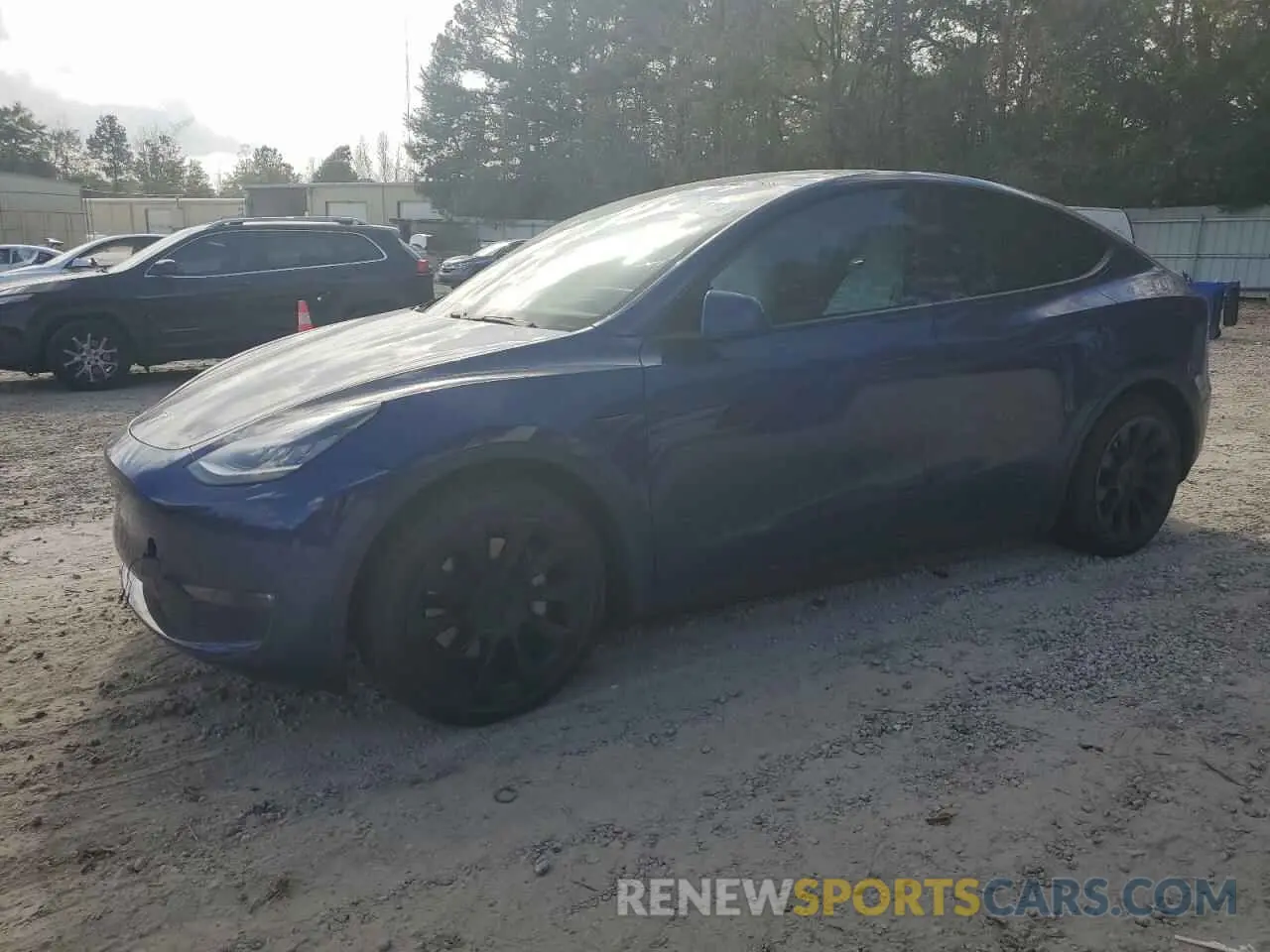 1 Photograph of a damaged car 5YJYGDEE5LF040042 TESLA MODEL Y 2020