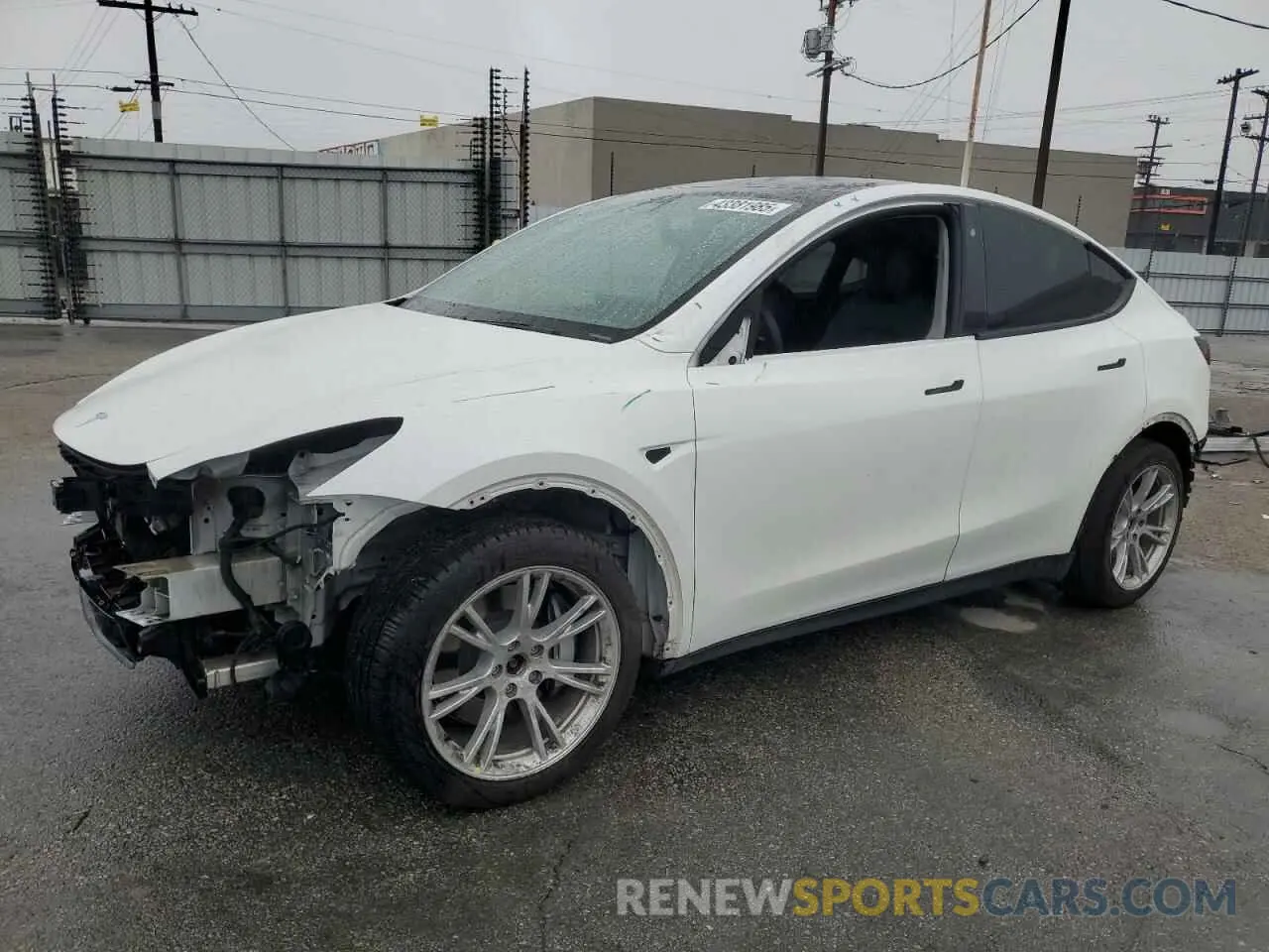 1 Фотография поврежденного автомобиля 5YJYGDEE5LF053938 TESLA MODEL Y 2020