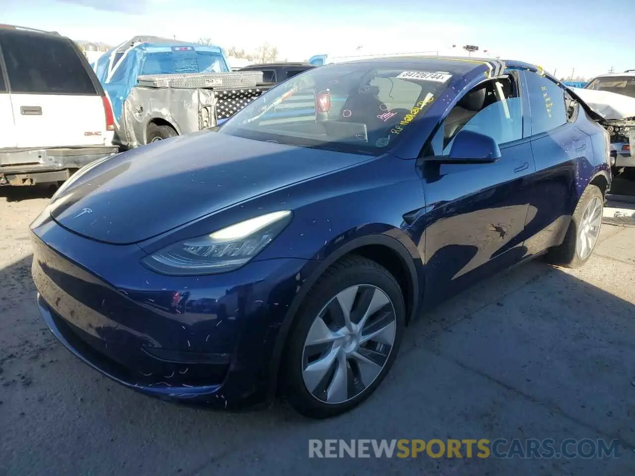 1 Фотография поврежденного автомобиля 5YJYGDEE5LF059142 TESLA MODEL Y 2020