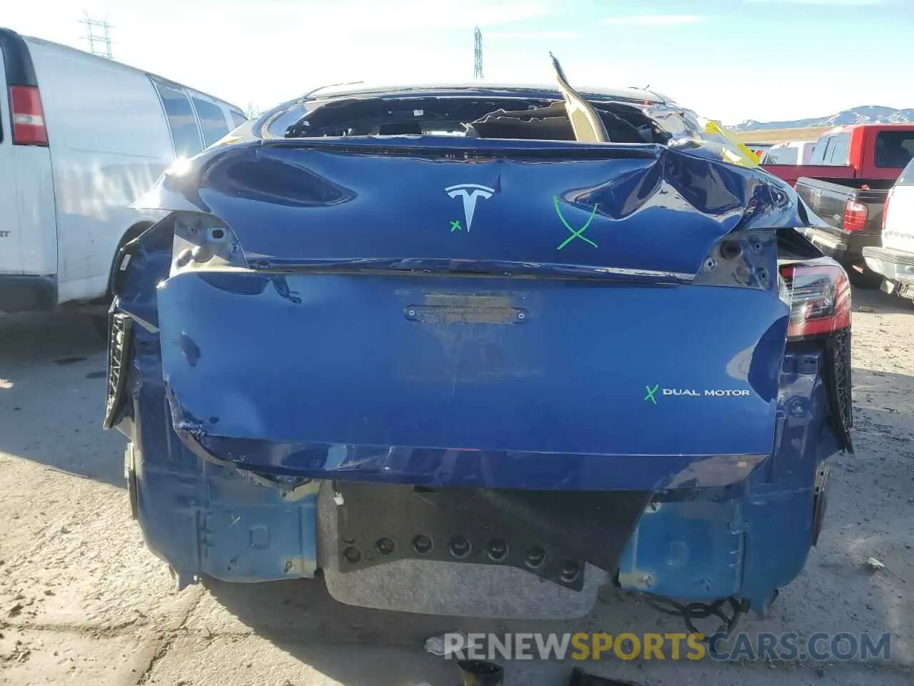 6 Фотография поврежденного автомобиля 5YJYGDEE5LF059142 TESLA MODEL Y 2020