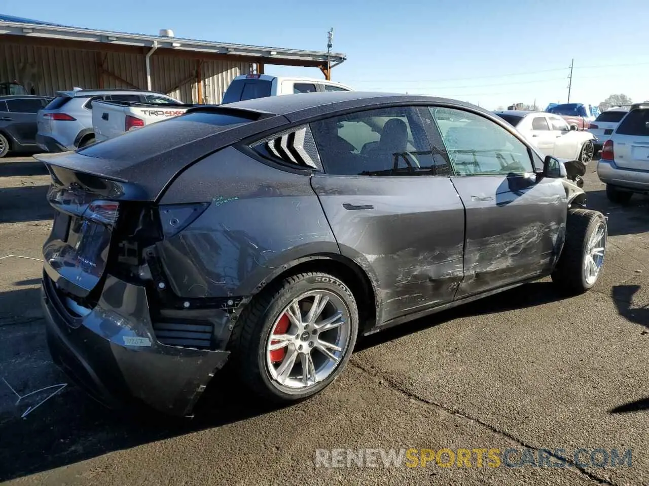 3 Photograph of a damaged car 5YJYGDEE6LF031480 TESLA MODEL Y 2020