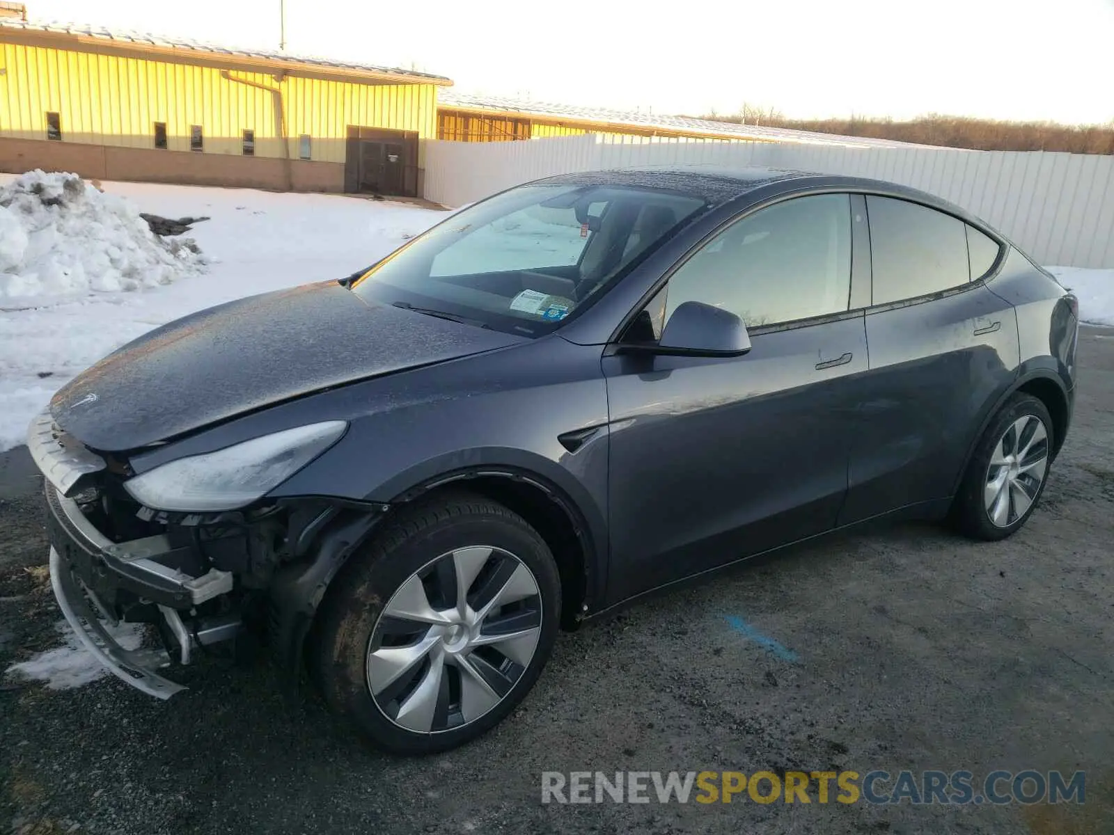 2 Photograph of a damaged car 5YJYGDEE6LF054211 TESLA MODEL Y 2020