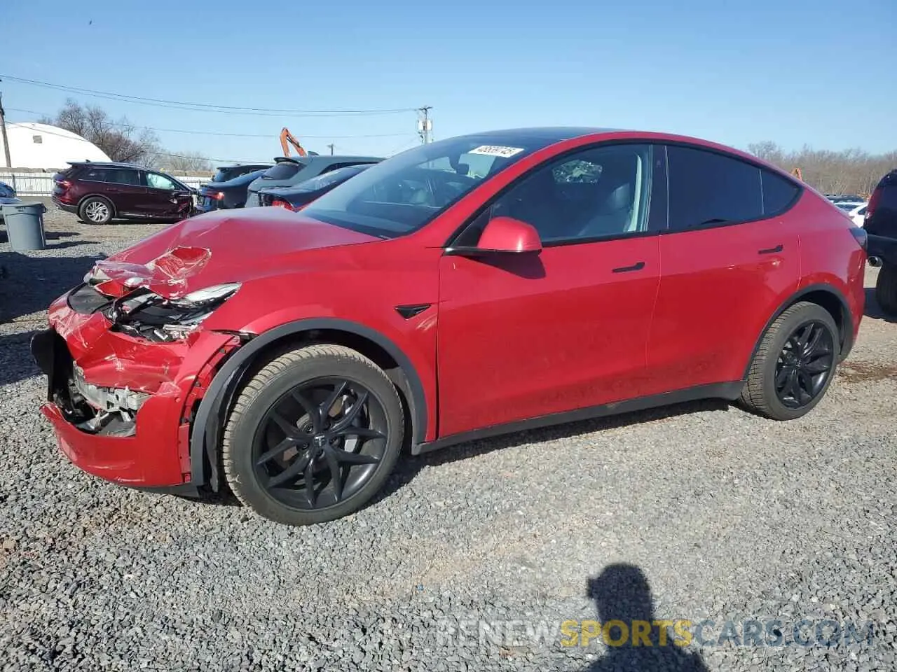 1 Фотография поврежденного автомобиля 5YJYGDEE7LF008743 TESLA MODEL Y 2020