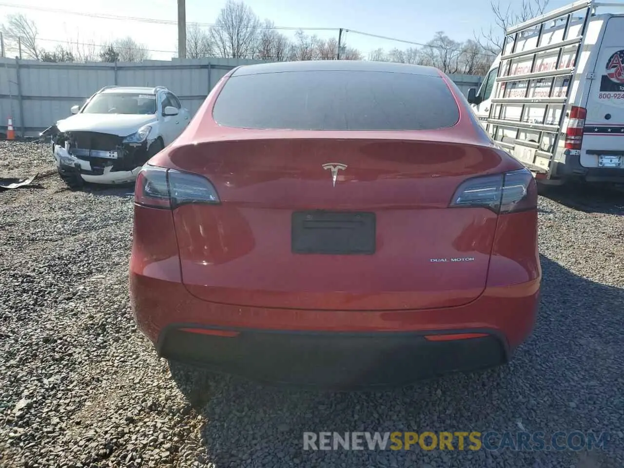 6 Фотография поврежденного автомобиля 5YJYGDEE7LF008743 TESLA MODEL Y 2020