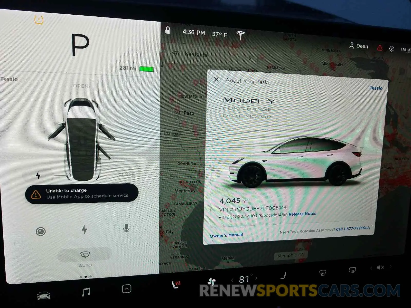 8 Photograph of a damaged car 5YJYGDEE7LF008905 TESLA MODEL Y 2020