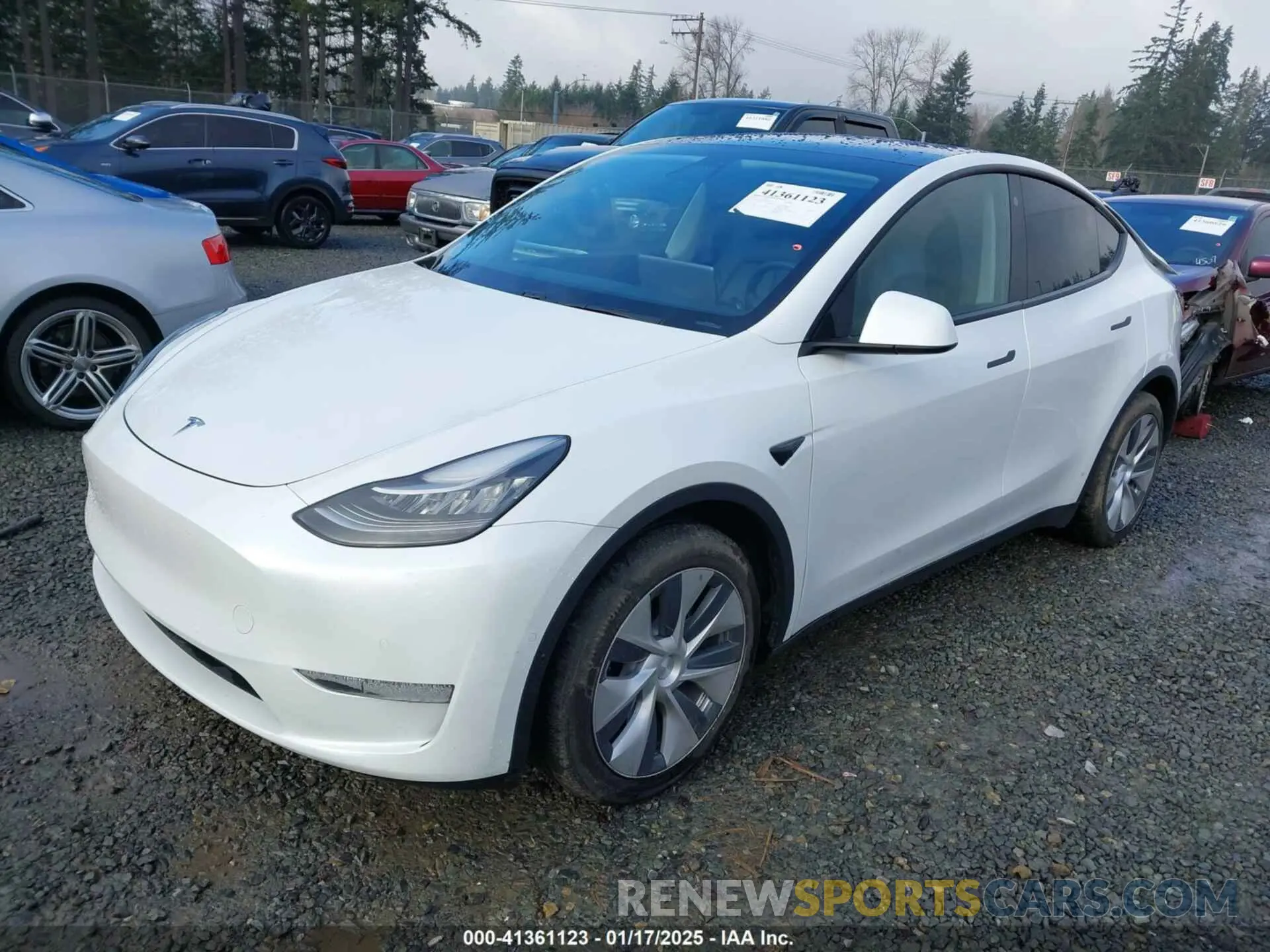 2 Фотография поврежденного автомобиля 5YJYGDEE7LF010525 TESLA MODEL Y 2020