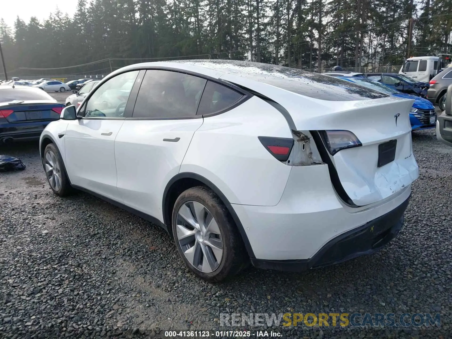 3 Фотография поврежденного автомобиля 5YJYGDEE7LF010525 TESLA MODEL Y 2020