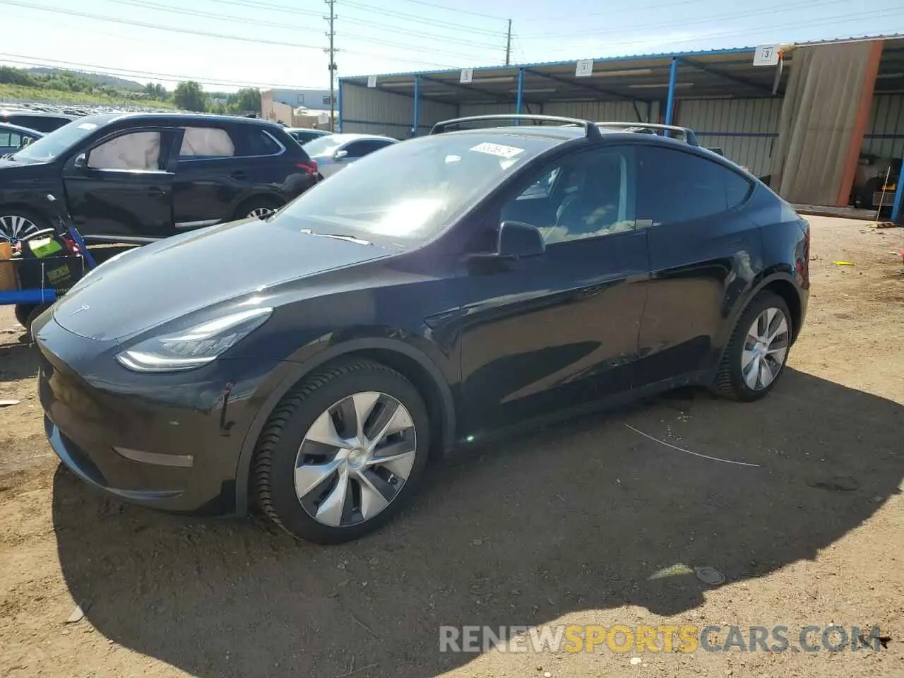 1 Фотография поврежденного автомобиля 5YJYGDEE7LF017460 TESLA MODEL Y 2020