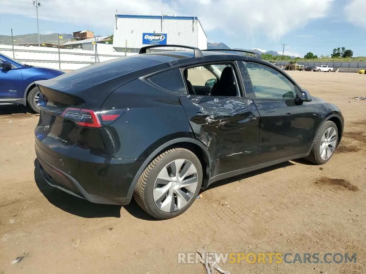 3 Фотография поврежденного автомобиля 5YJYGDEE7LF017460 TESLA MODEL Y 2020