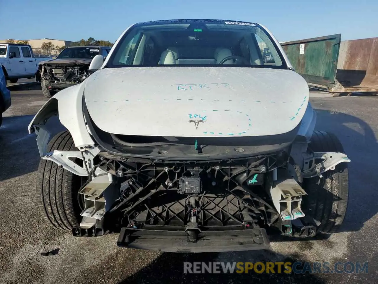 5 Фотография поврежденного автомобиля 5YJYGDEE7LF020598 TESLA MODEL Y 2020