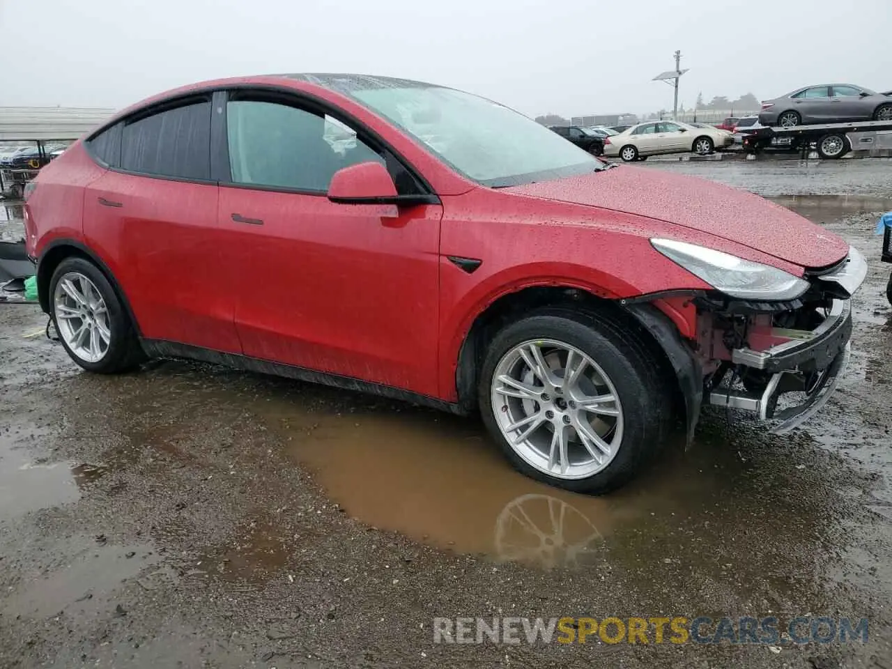 4 Фотография поврежденного автомобиля 5YJYGDEE7LF043833 TESLA MODEL Y 2020
