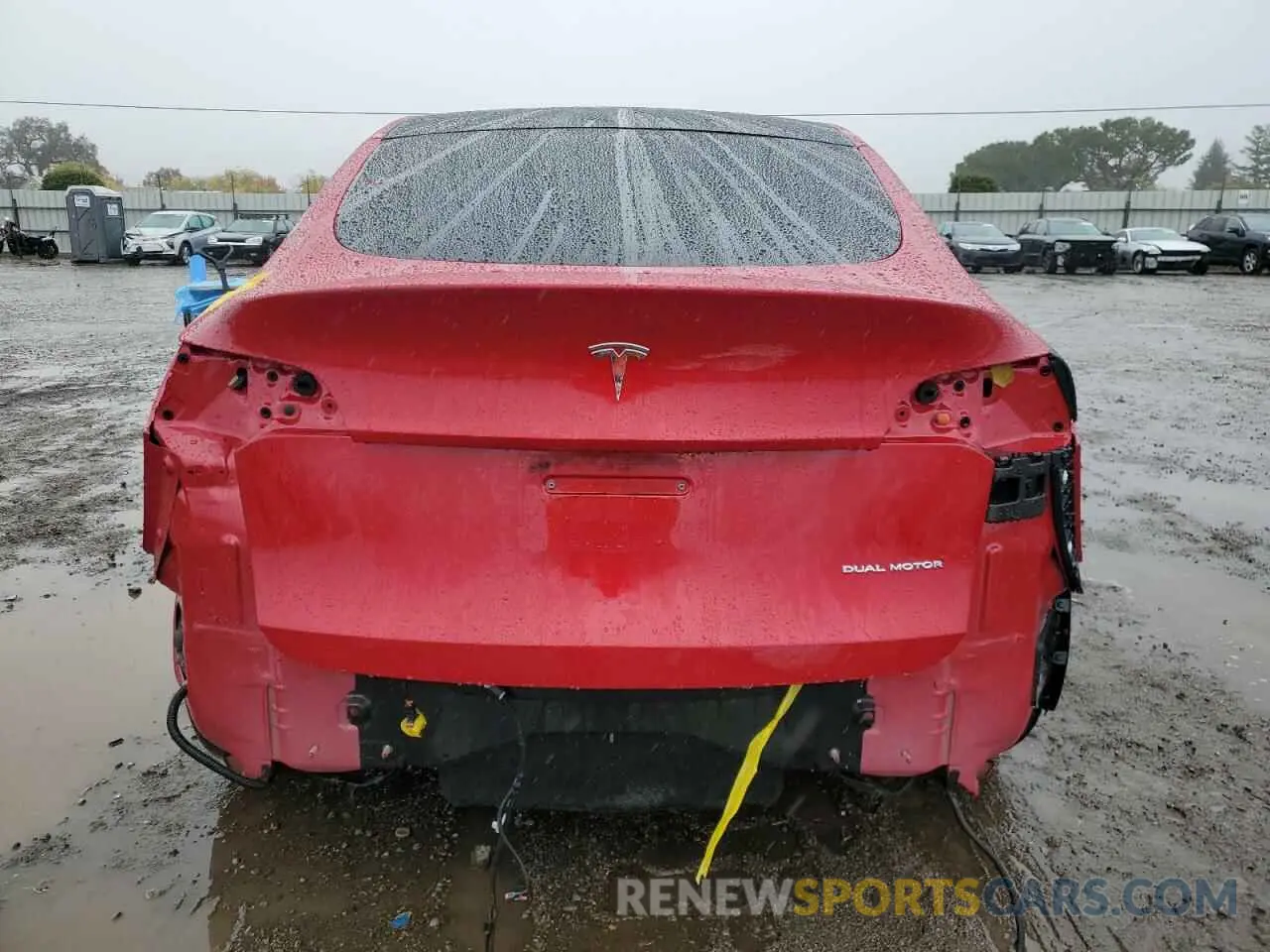 6 Фотография поврежденного автомобиля 5YJYGDEE7LF043833 TESLA MODEL Y 2020