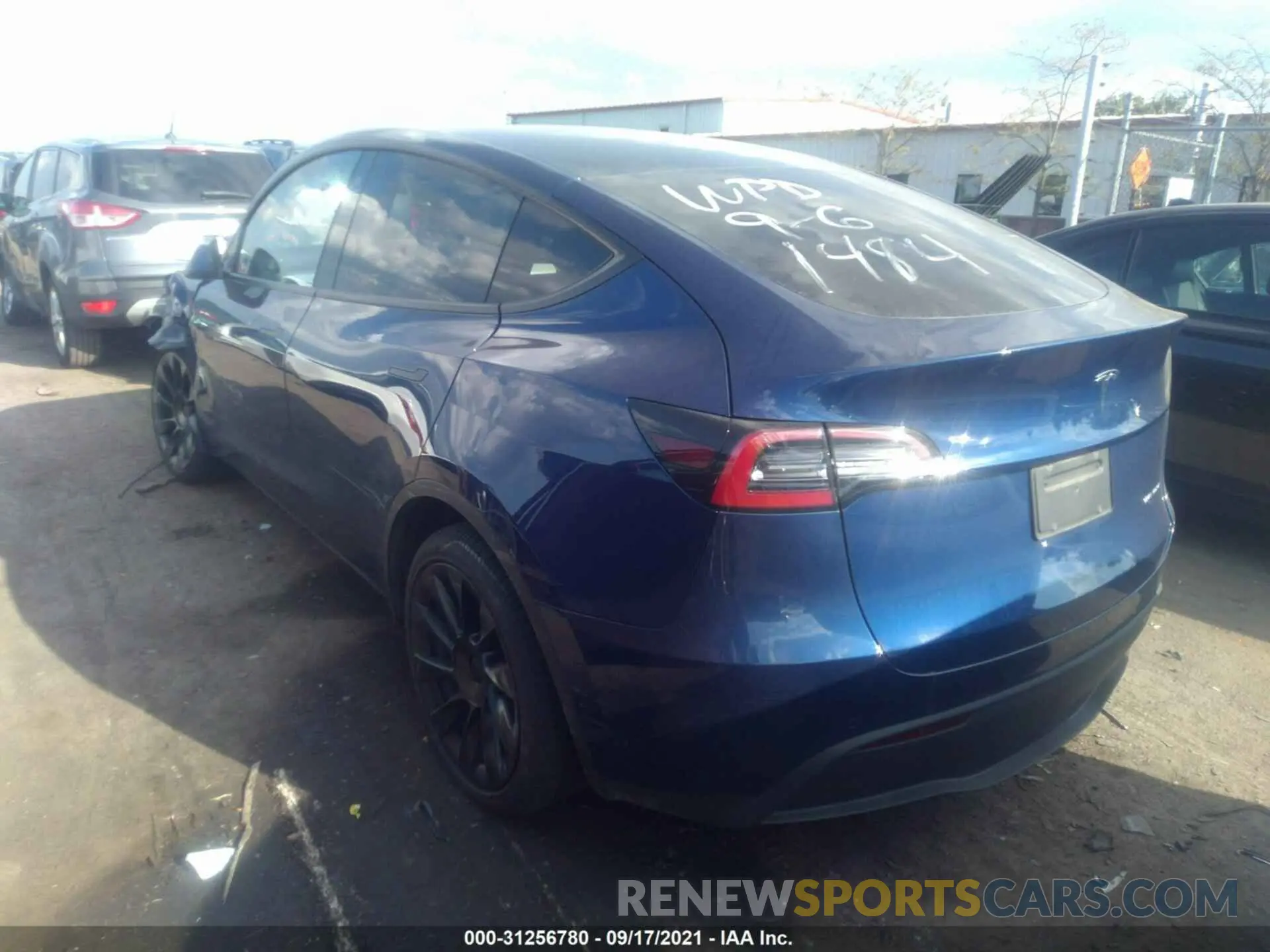 3 Photograph of a damaged car 5YJYGDEE8LF021484 TESLA MODEL Y 2020