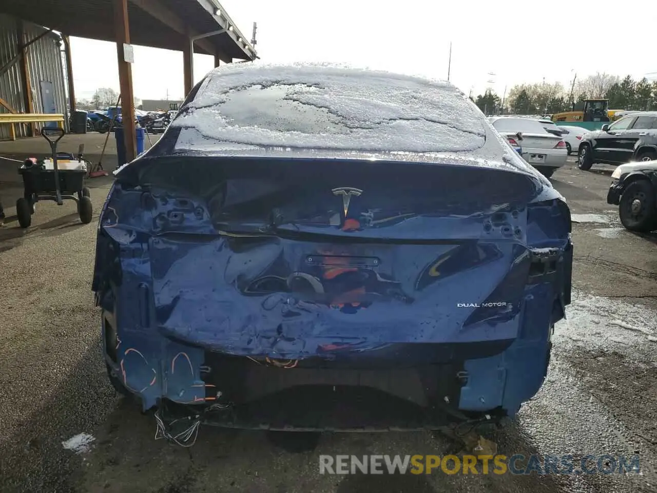 6 Фотография поврежденного автомобиля 5YJYGDEE8LF029553 TESLA MODEL Y 2020