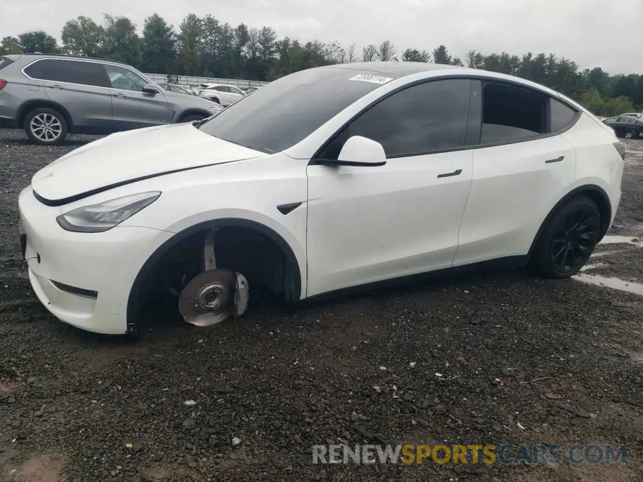 1 Фотография поврежденного автомобиля 5YJYGDEE9LF008825 TESLA MODEL Y 2020