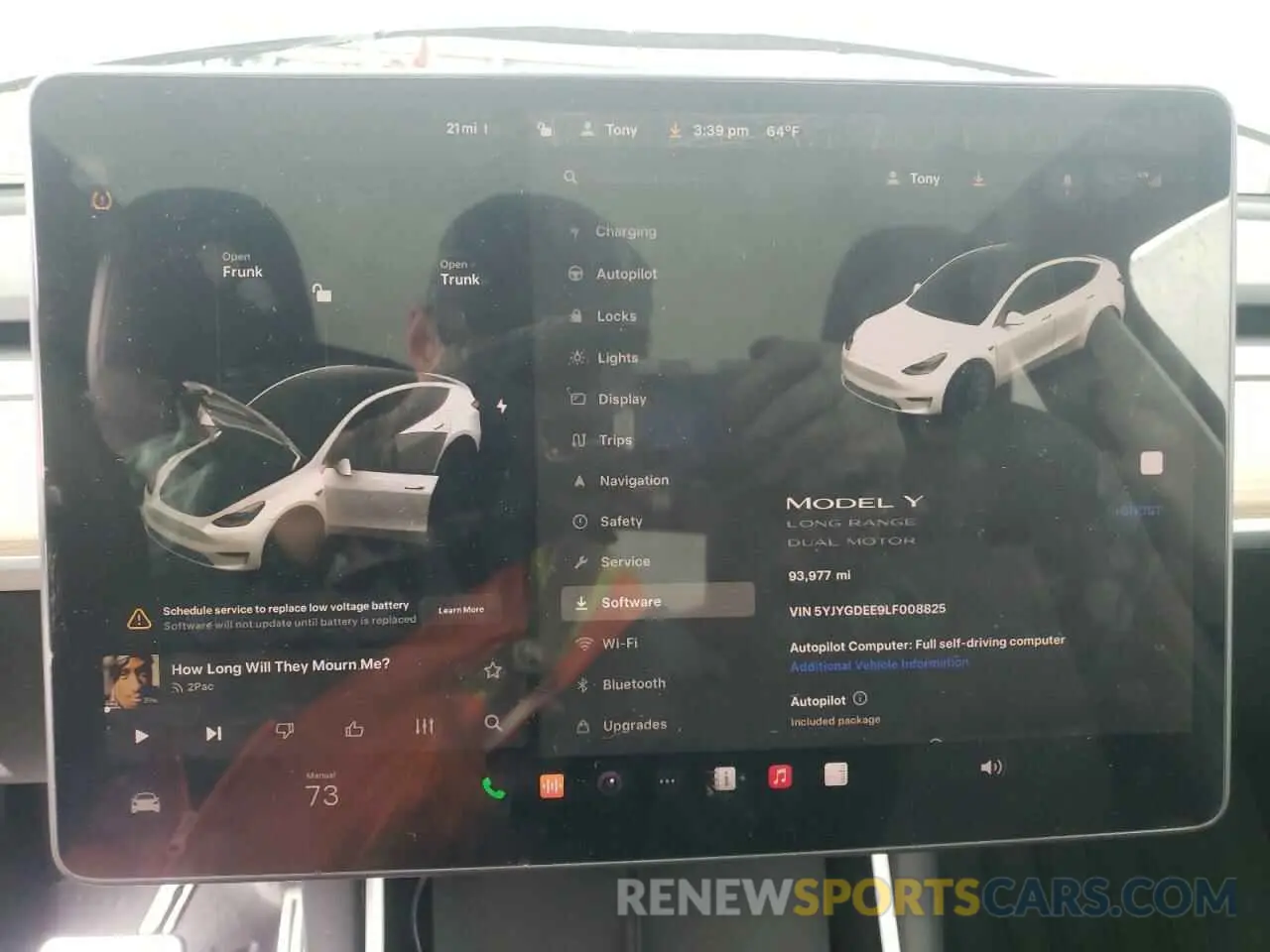9 Фотография поврежденного автомобиля 5YJYGDEE9LF008825 TESLA MODEL Y 2020
