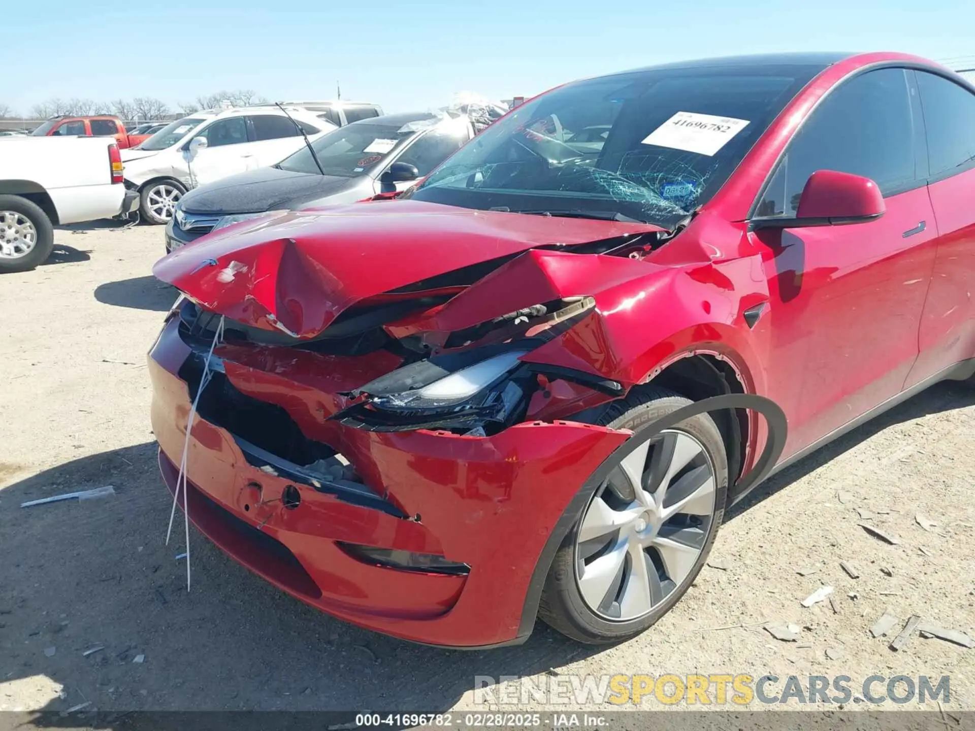 6 Фотография поврежденного автомобиля 5YJYGDEE9LF009523 TESLA MODEL Y 2020