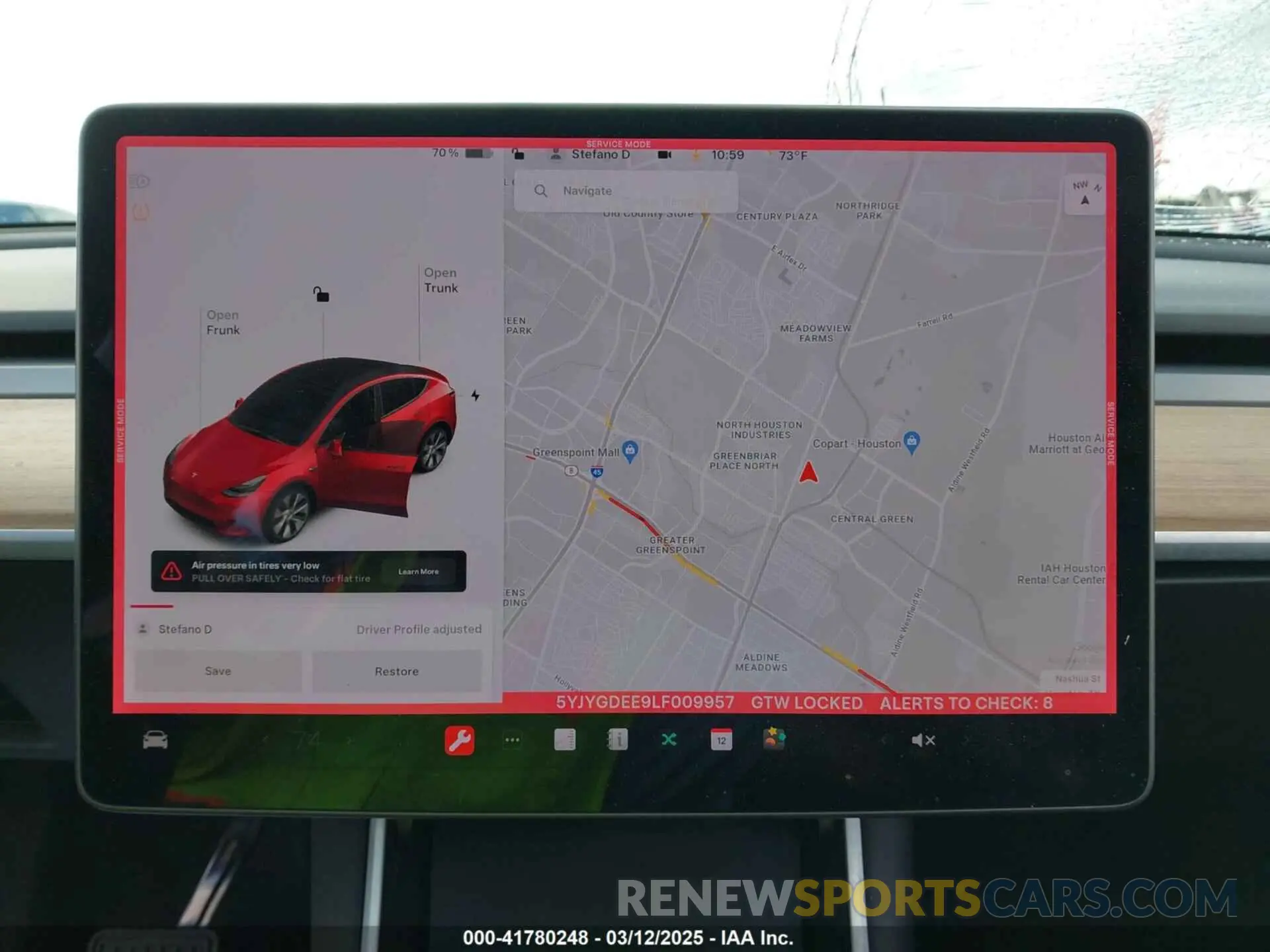 19 Photograph of a damaged car 5YJYGDEE9LF009957 TESLA MODEL Y 2020
