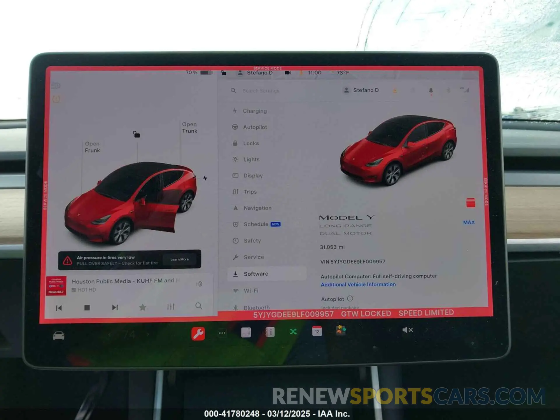 7 Photograph of a damaged car 5YJYGDEE9LF009957 TESLA MODEL Y 2020