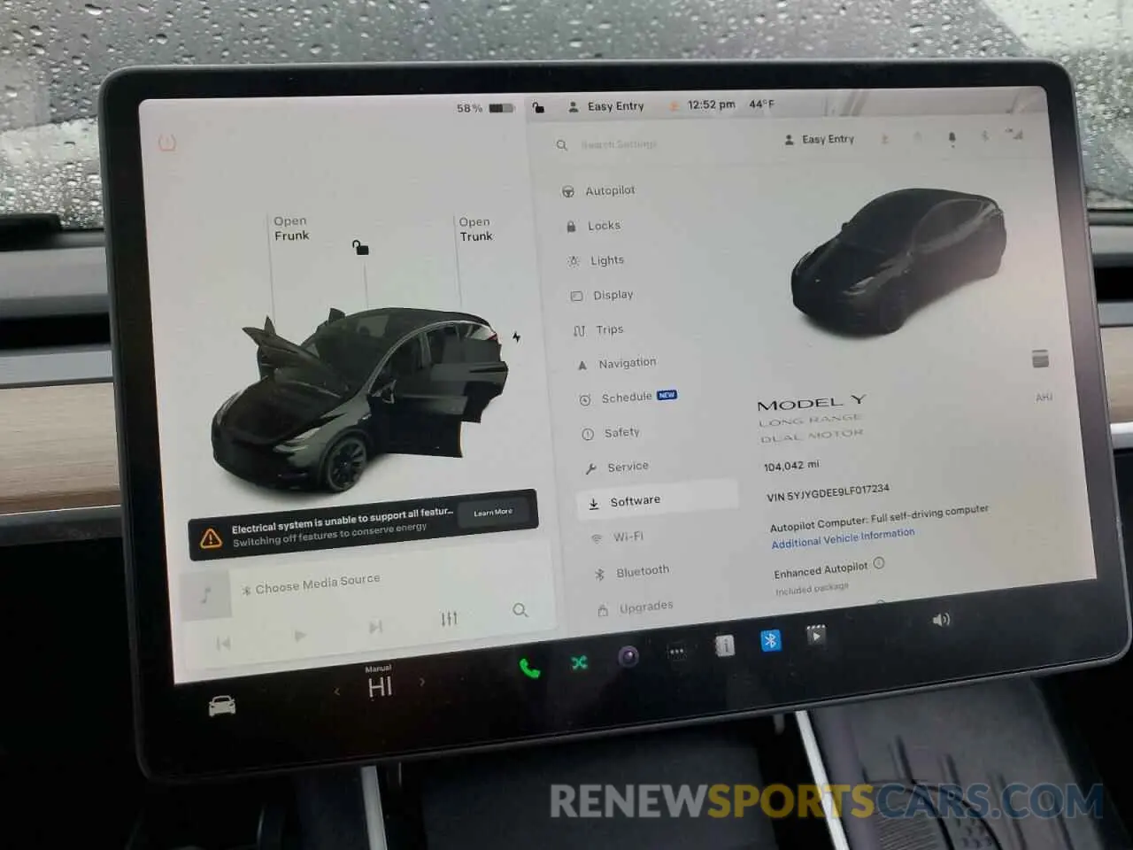 9 Photograph of a damaged car 5YJYGDEE9LF017234 TESLA MODEL Y 2020