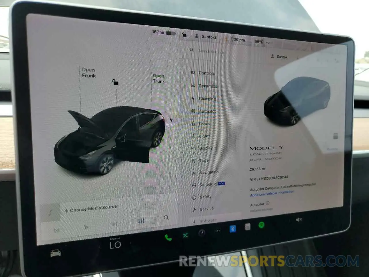 9 Photograph of a damaged car 5YJYGDEE9LF020148 TESLA MODEL Y 2020