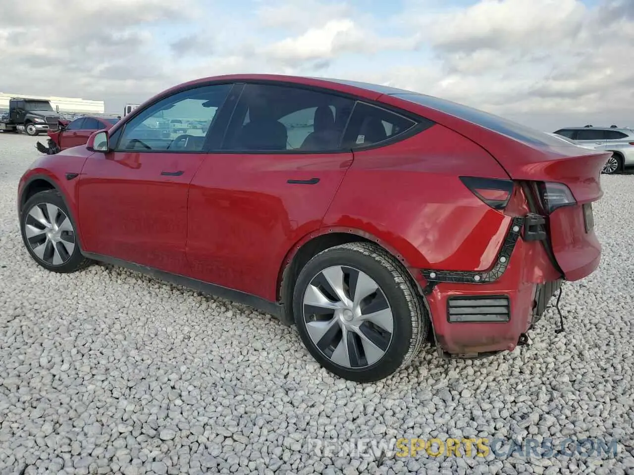 2 Фотография поврежденного автомобиля 5YJYGDEE9LF030372 TESLA MODEL Y 2020