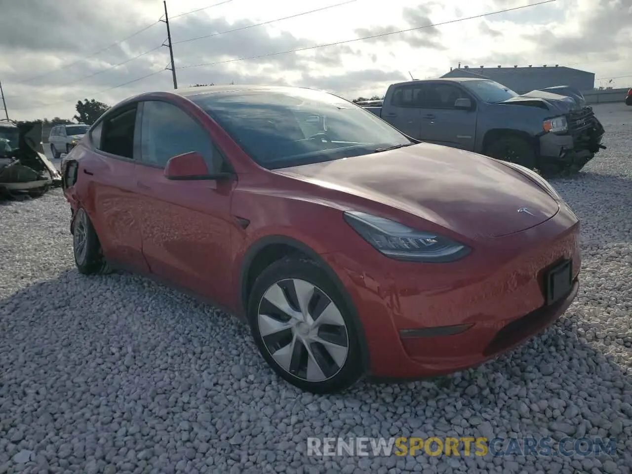 4 Фотография поврежденного автомобиля 5YJYGDEE9LF030372 TESLA MODEL Y 2020