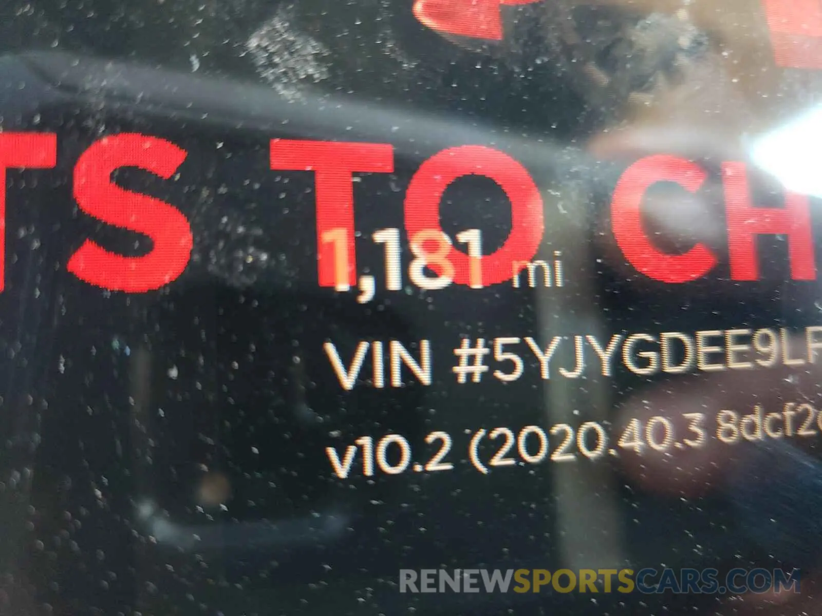 8 Photograph of a damaged car 5YJYGDEE9LF048760 TESLA MODEL Y 2020