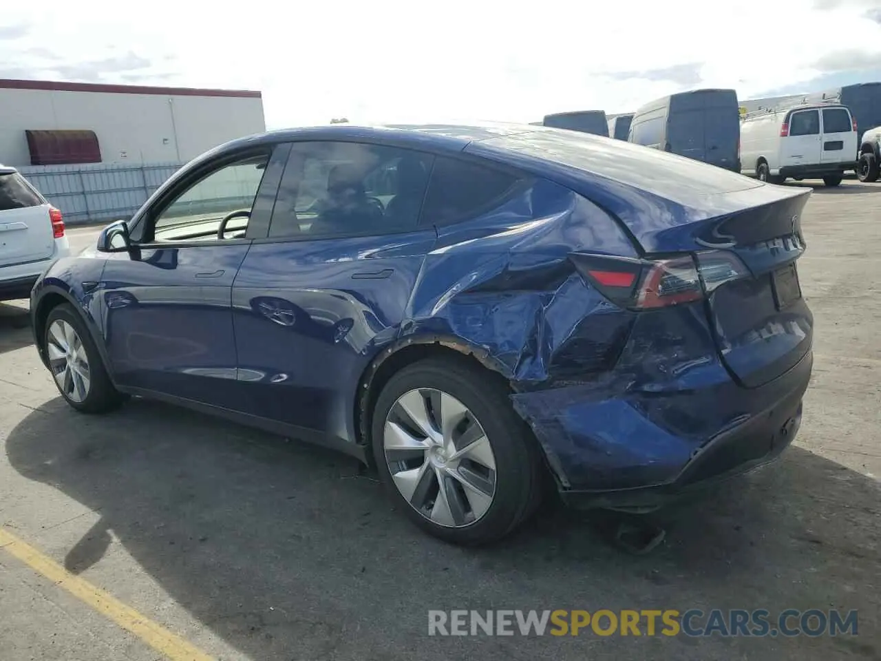 2 Photograph of a damaged car 5YJYGDEEXLF006243 TESLA MODEL Y 2020