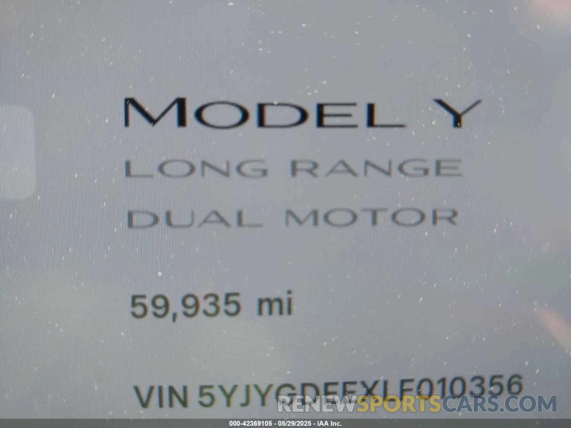 15 Photograph of a damaged car 5YJYGDEEXLF010356 TESLA MODEL Y 2020