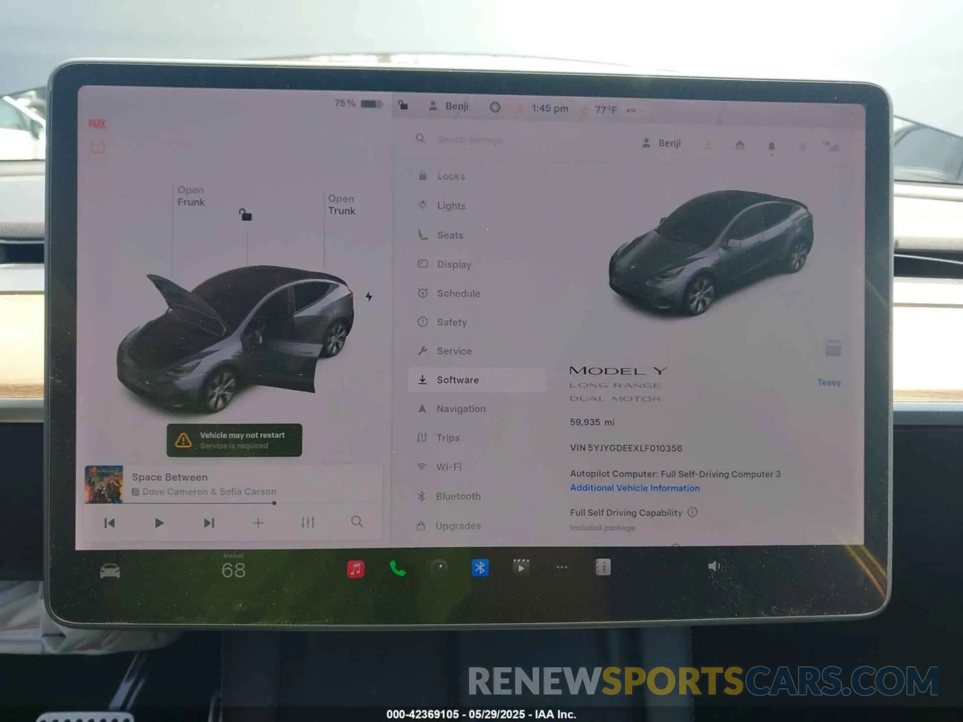 18 Photograph of a damaged car 5YJYGDEEXLF010356 TESLA MODEL Y 2020