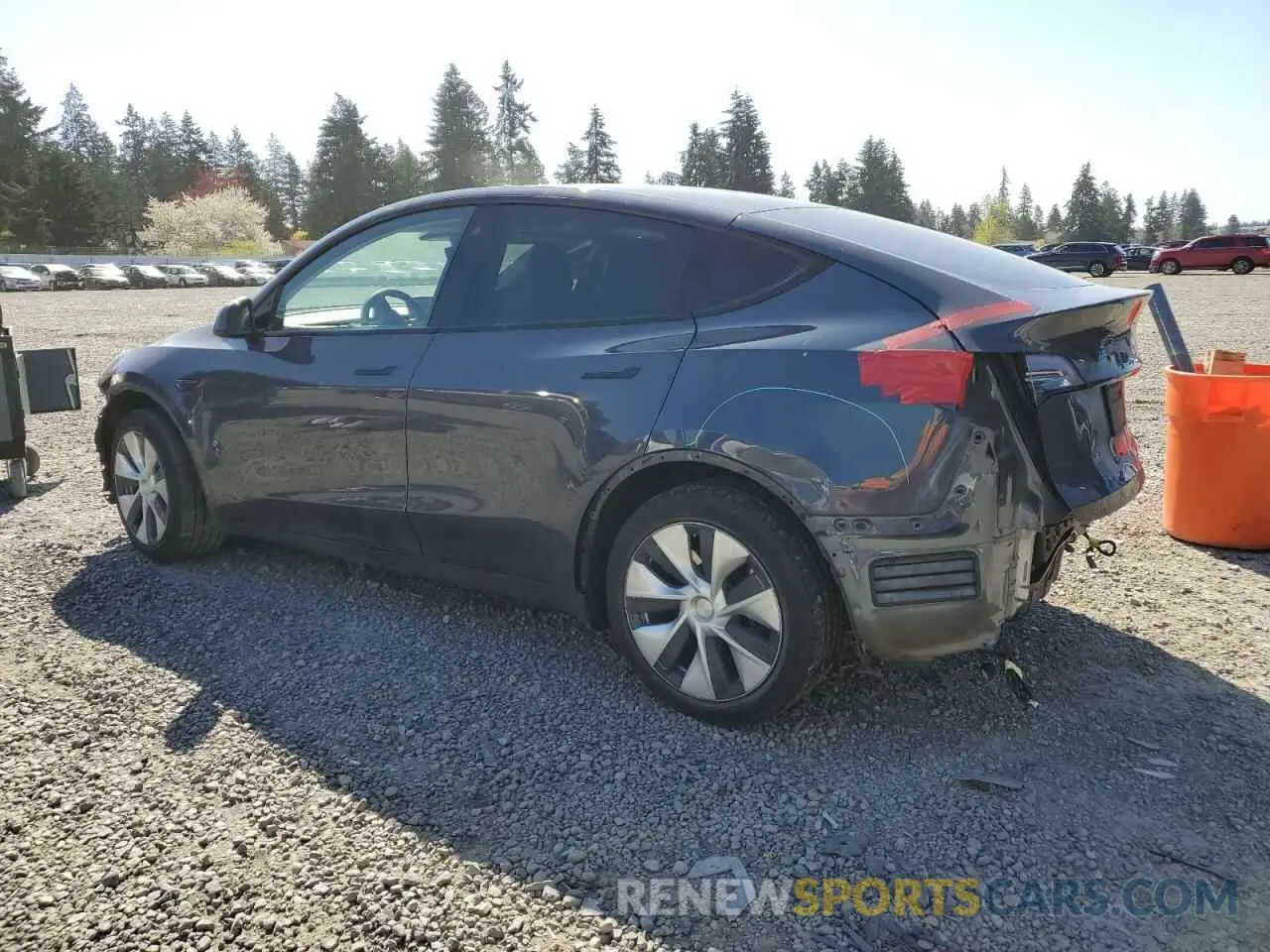 2 Photograph of a damaged car 5YJYGDEEXLF017789 TESLA MODEL Y 2020