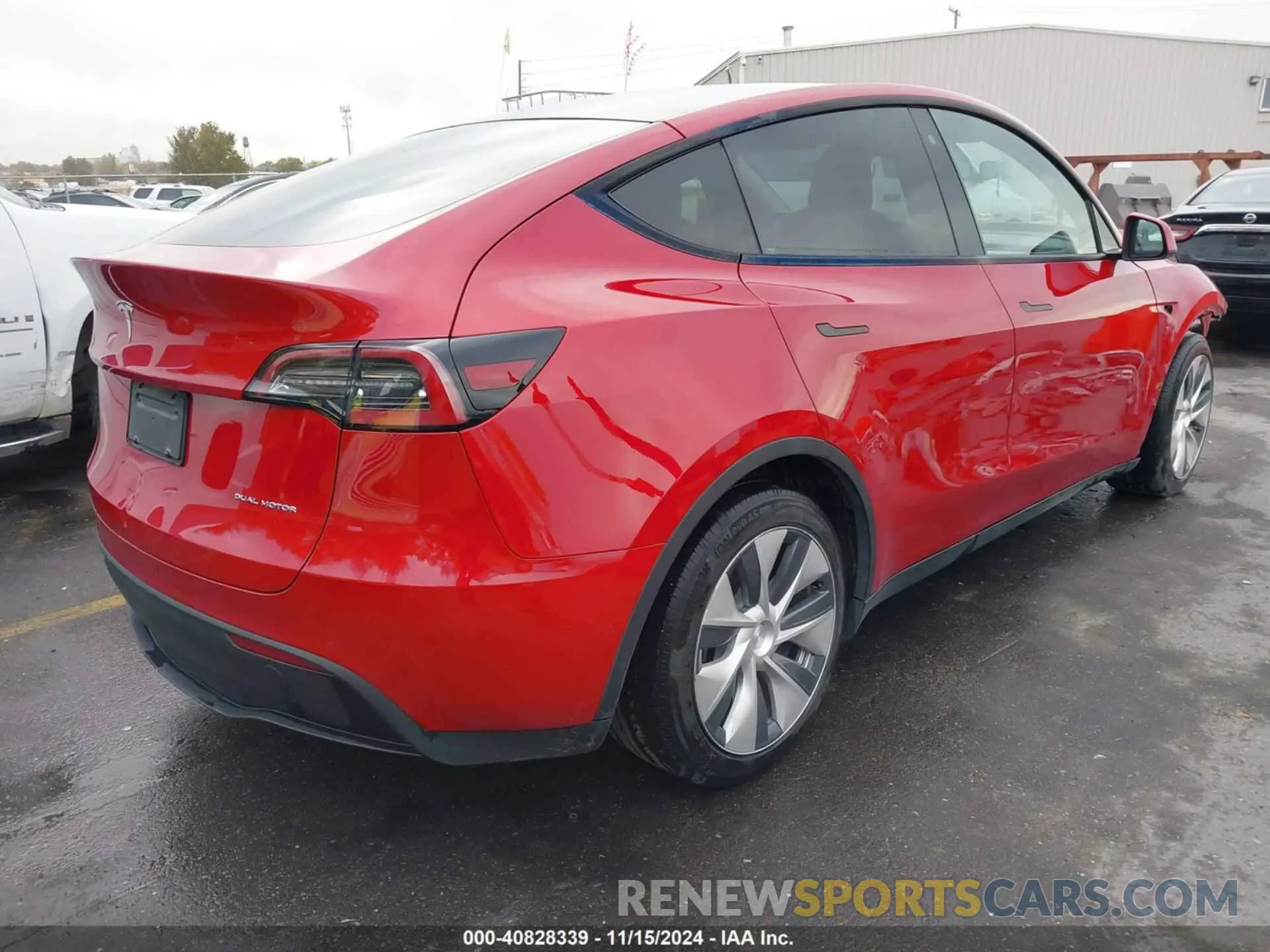 4 Фотография поврежденного автомобиля 5YJYGDEEXLF030364 TESLA MODEL Y 2020
