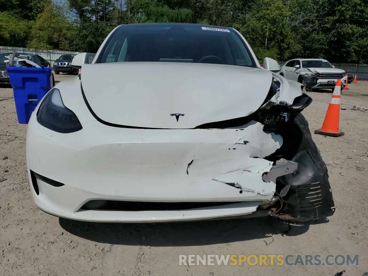 5 Фотография поврежденного автомобиля 5YJYGDEEXLF043910 TESLA MODEL Y 2020