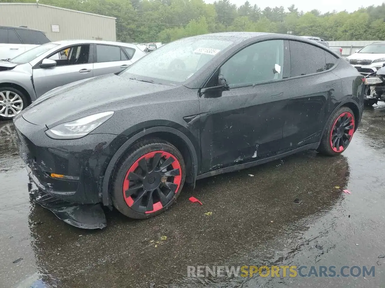 1 Фотография поврежденного автомобиля 5YJYGDEEXLF058407 TESLA MODEL Y 2020