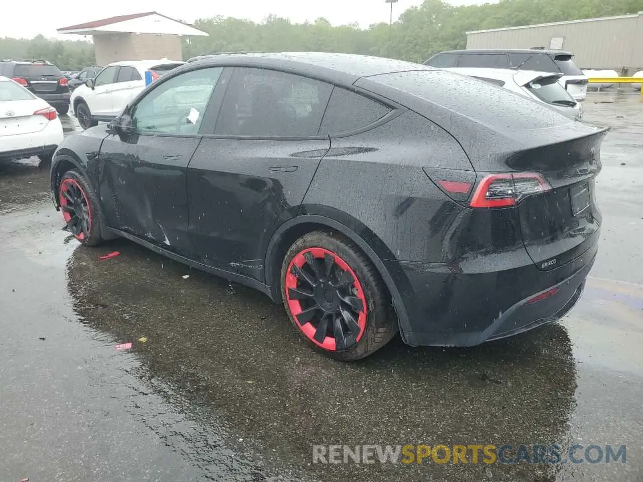 2 Фотография поврежденного автомобиля 5YJYGDEEXLF058407 TESLA MODEL Y 2020