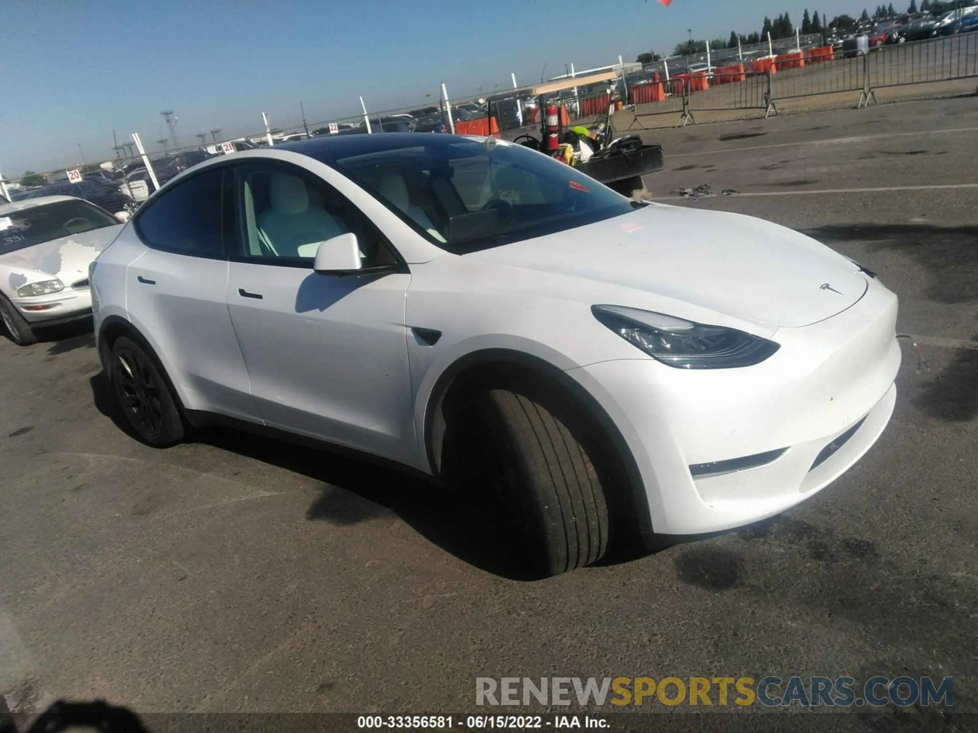 1 Фотография поврежденного автомобиля 5YJYGDEEXLF058469 TESLA MODEL Y 2020