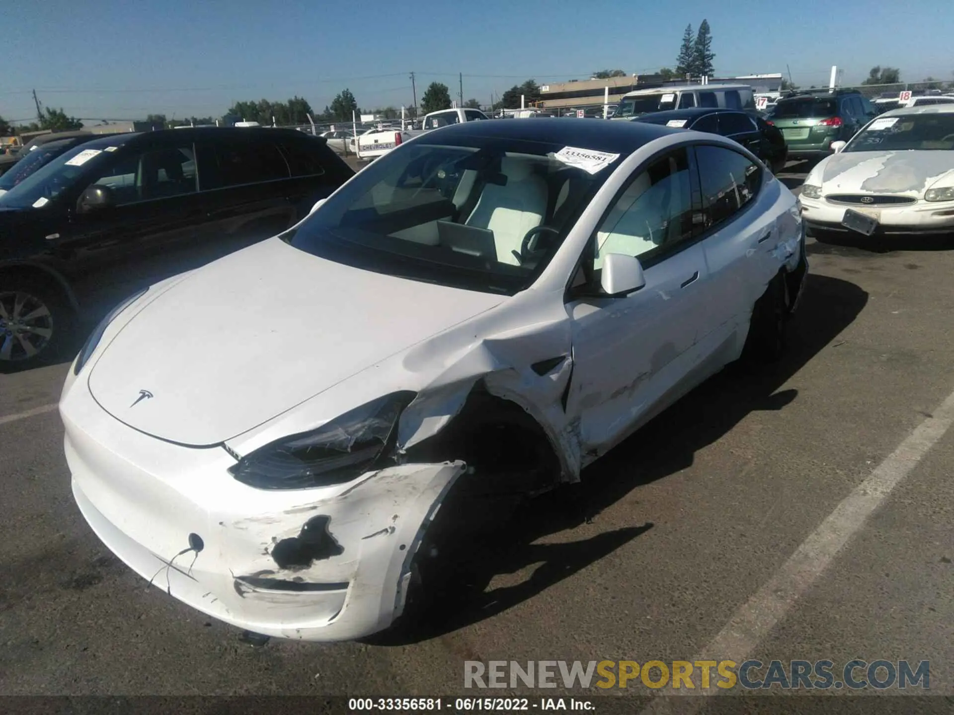 6 Фотография поврежденного автомобиля 5YJYGDEEXLF058469 TESLA MODEL Y 2020