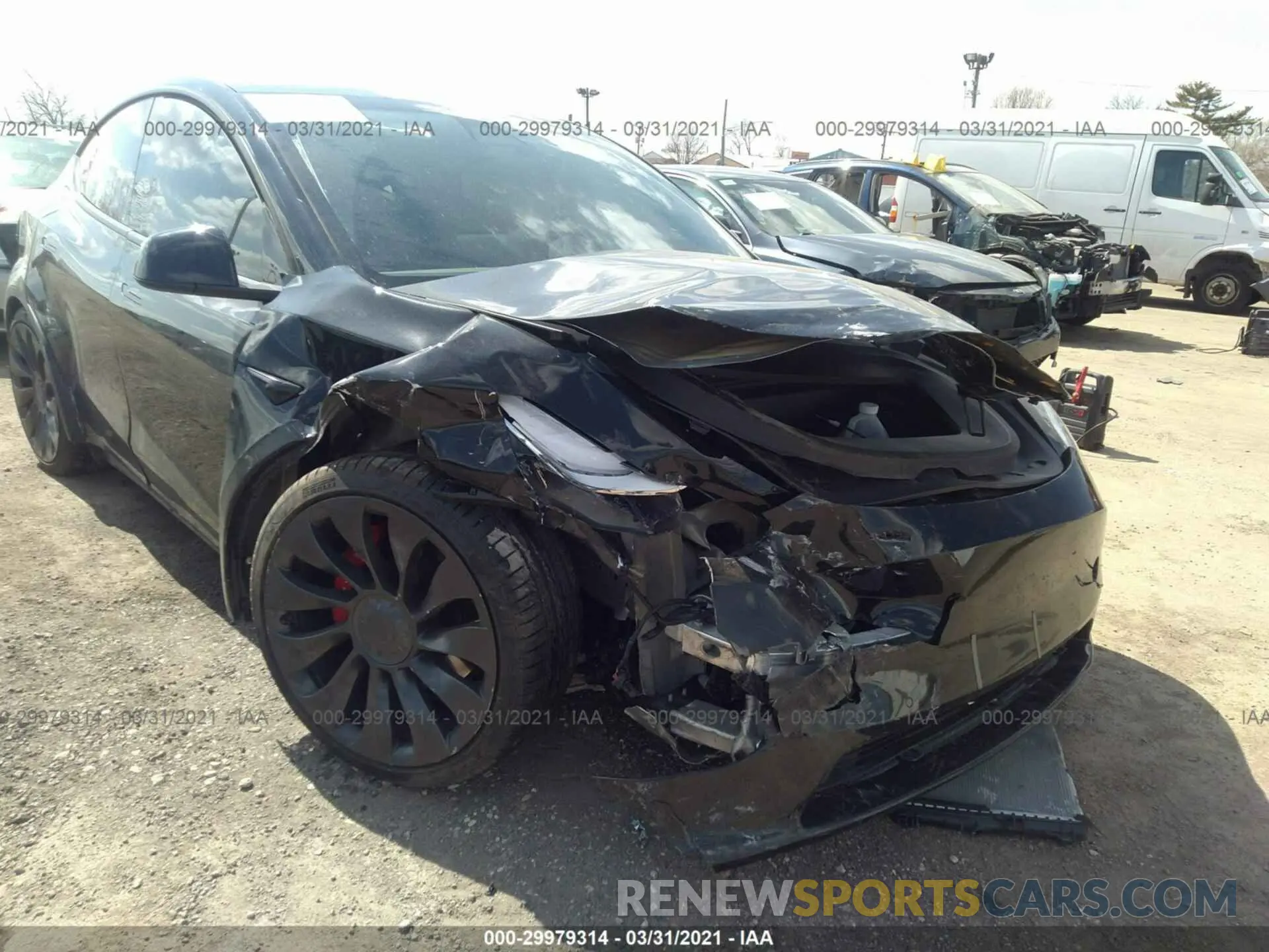 6 Photograph of a damaged car 5YJYGDEF2LF019822 TESLA MODEL Y 2020