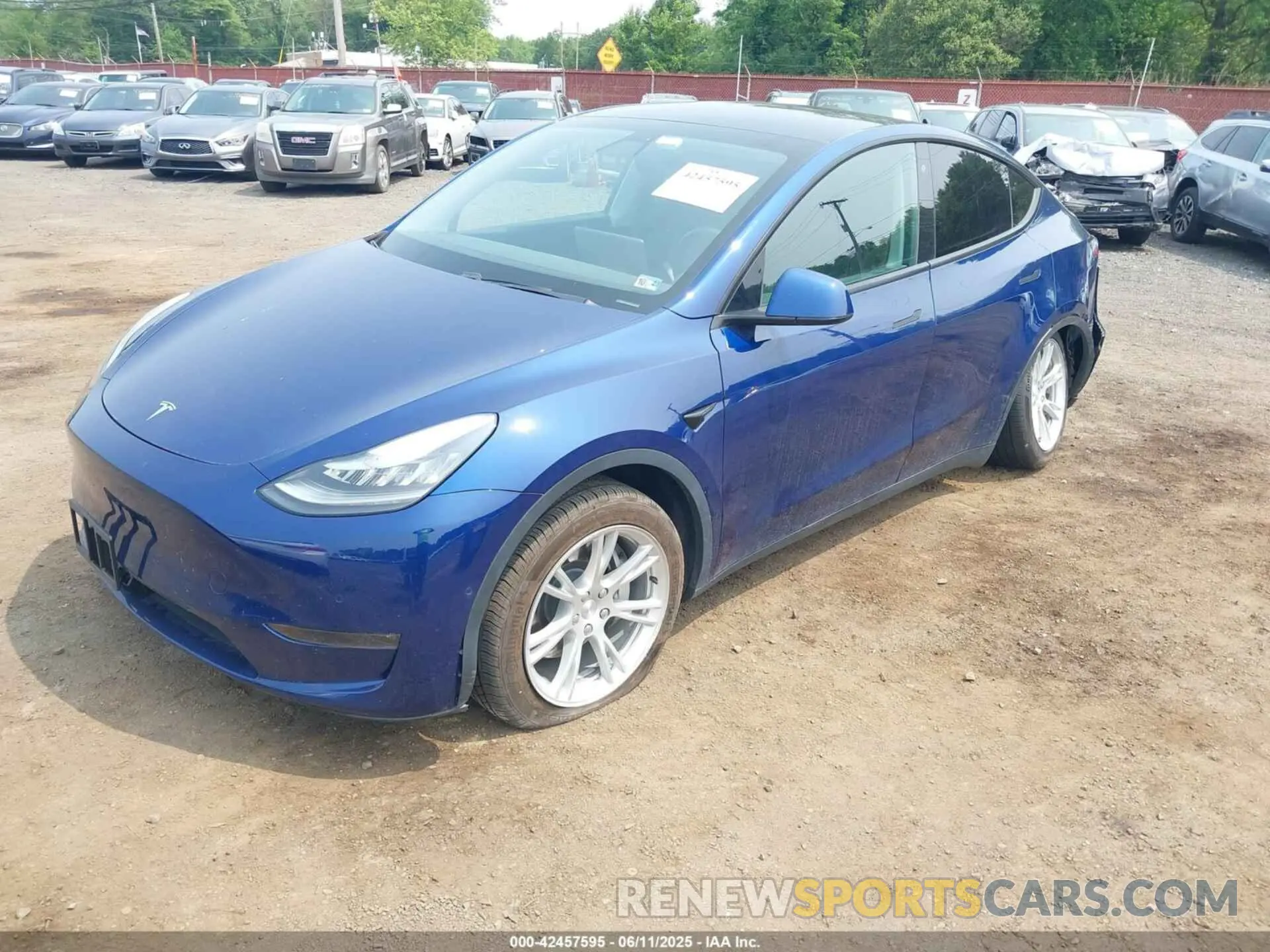 2 Фотография поврежденного автомобиля 5YJYGDEF3LF005685 TESLA MODEL Y 2020